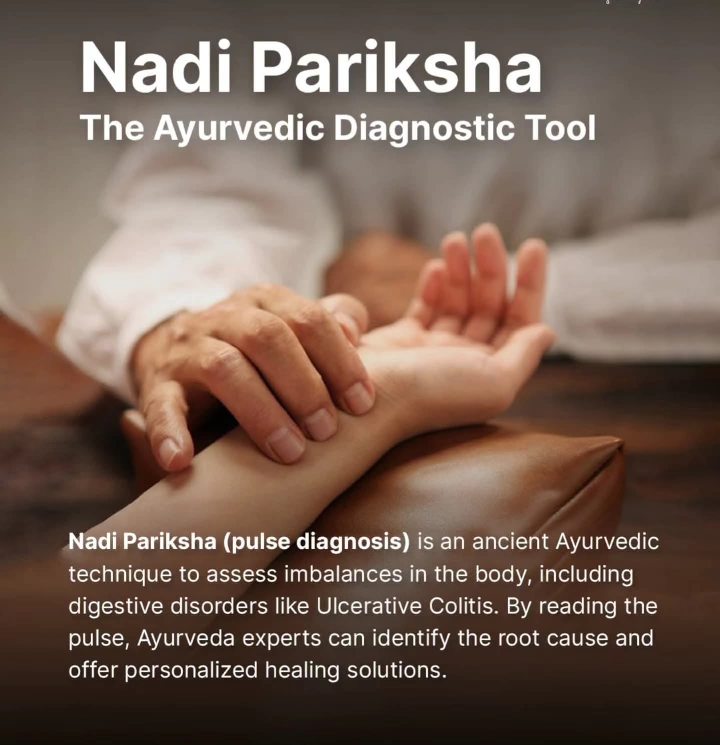 Nadi Pariksha pulse diagnosis